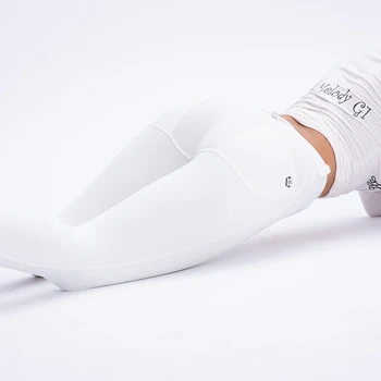 

Melody Middle Waist White Carry Buttock Knitted Yoga Pants Girls workout Leggings For Women gym leggings Super Stretch Jeggings