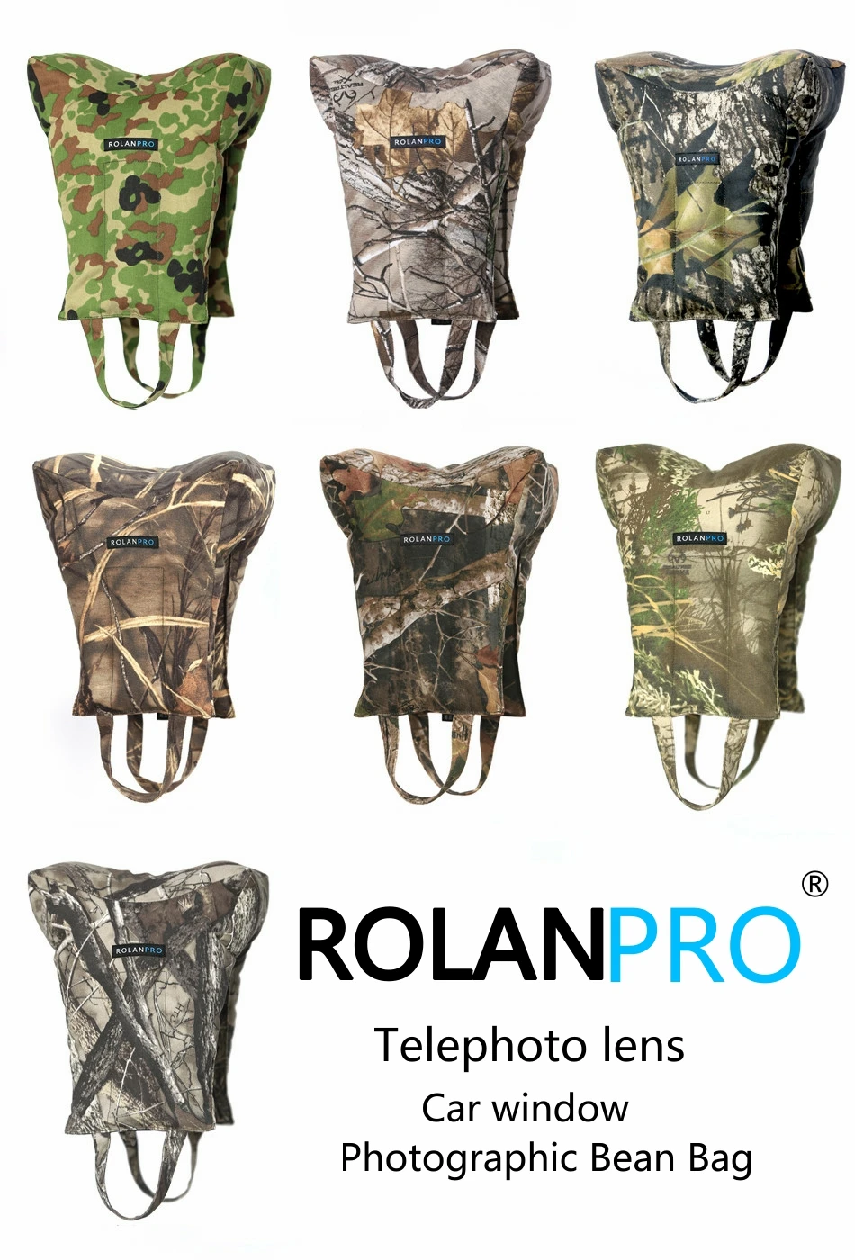 Rolanpro Lens Gun Window Pillow Lens Gun Kussen Fotografische Bean Bag