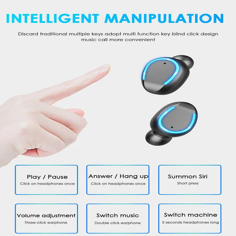 8D HIFI мини TWS Bluetooth 5,0 гарнитура Беспроводные наушники