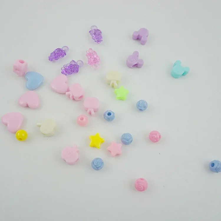 Детский DIY образовательный Одноцветный бисерный игрушка-браслет набор гибкий бисерный браслет ручной работы обучающая игрушка для раннего ребенка
