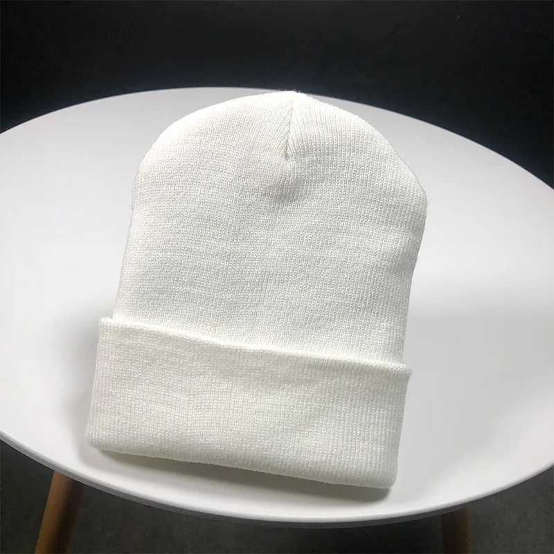 rolled up skully hat Winter Hats for Unisex New Beanies Knitted Solid Cute Hat Lady Autumn Female Beanie Caps Warmer Bonnet Men Casual Cap Wholesale skully with a brim Skullies & Beanies