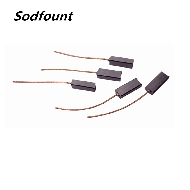 200pcs J460 Metal Graphite Carbon Brush 4.5×6.5×20mm Brushes for automotive generator regulators | Обустройство дома