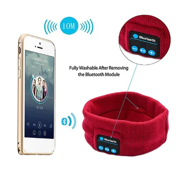 

Wireless Fitness Music Headband Headphone Magic Earphone MIC Hat Man Women Headset Hands-free Phone Call Answer Ears-free