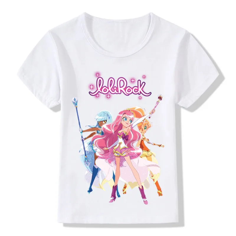 

Children LoliRock Magical Girl Design Funny T-Shirts Boys Girls Anime Great Tops Tees Kids Crew Neck Clothes For Toddler,ooo5142
