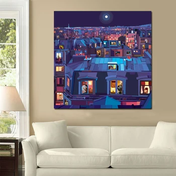 

Pierpaolo Rovero Lovers Cuadros Canvas Painting Print Living Room Home Decoration Modern Wall Art Oil Painting Posters Picture