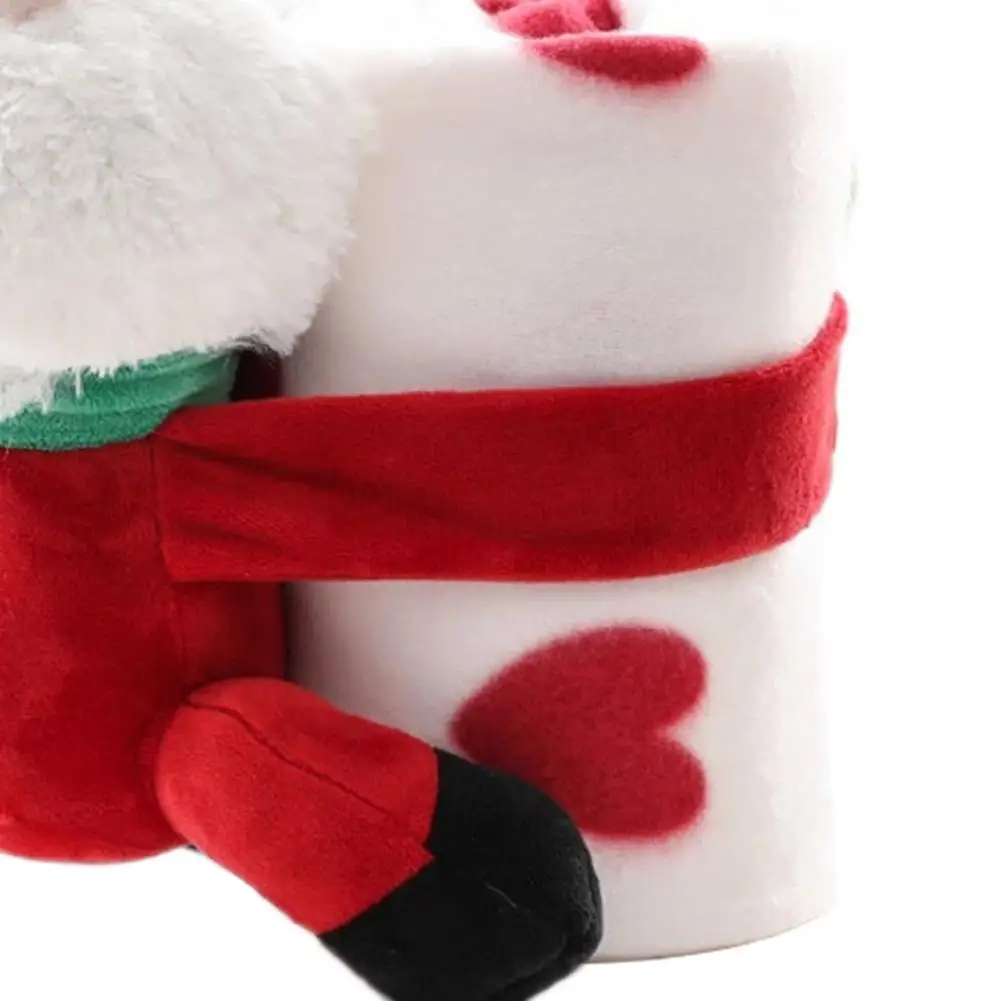 Бархатное рождественское Подарочное одеяло детское игрушечное одеяло рождественские украшения гобелен детские игрушки