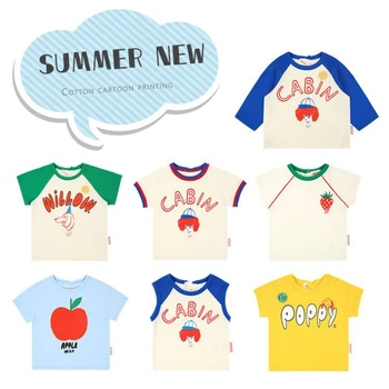 

ZMHYAOKE-be 2020 Summer Baby Girl Clothes Baby T-shirts Toddler Girl T-shirts Clothes Kids T-shirt for Girls Top Christmas Shirt
