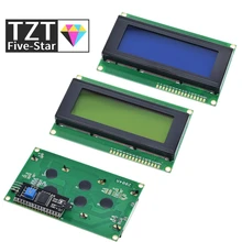 ЖК-дисплей 2004 + I2C 2004 20x4 2004A синий/зеленый экран HD44780 символьный ЖК-дисплей/w IIC/I2C последовательный интерфейс модуль адаптера для Arduino