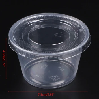 

1Pc 5X110ml Storage Container Organizer Box For Light Clay Foam Slime Mud For Baby