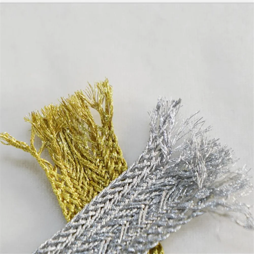 의류용 와이어 땋은 리본, DIY 액세서리, 2.5cm 레이스, 신발 및 모자 장식 재료, 에스닉 스타일, 5야드=1 로트