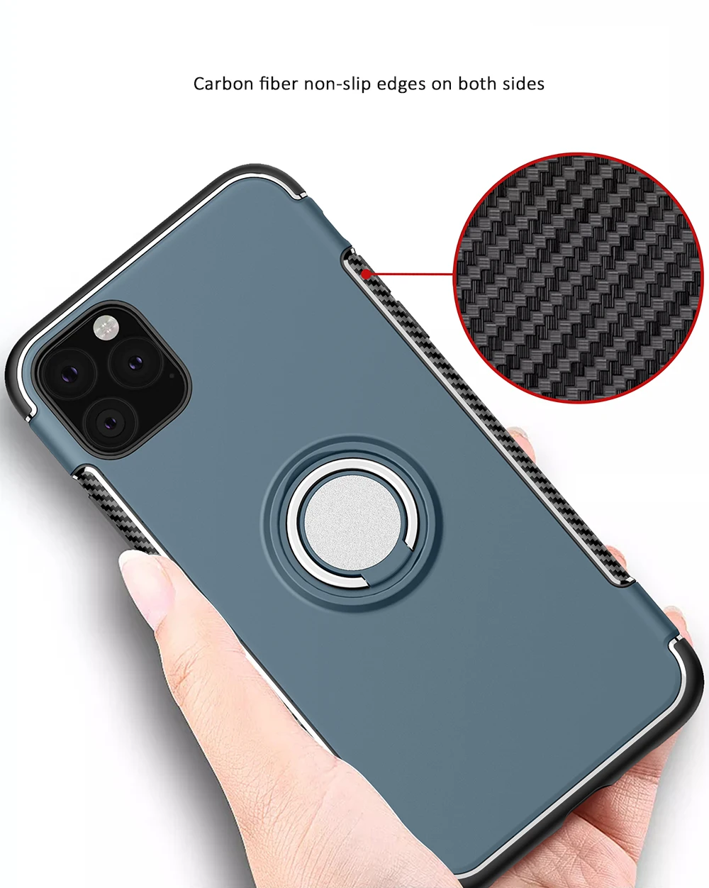Для iphone 11 Pro Max роскошный противоударный чехол металлическое кольцо-держатель Комбинированный силиконовый чехол для iphone xx чехол для телефона