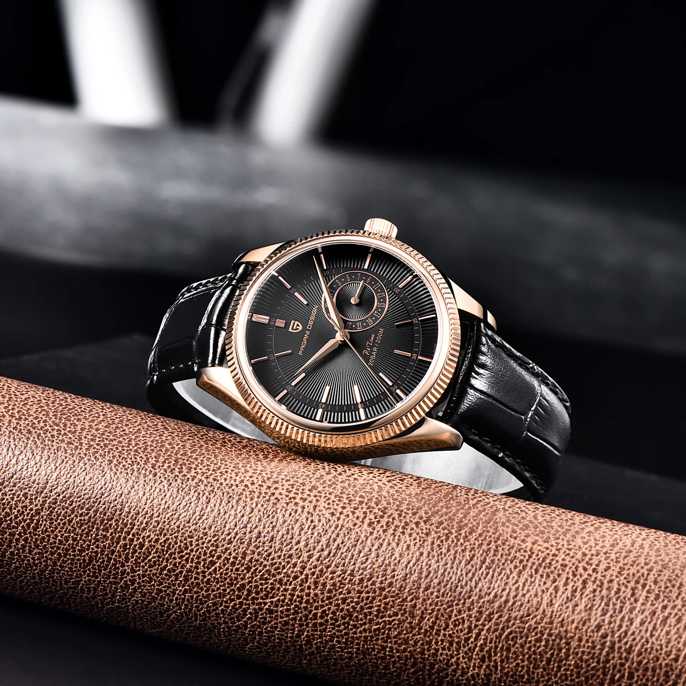 Pagani Design 2023 New Luxury Simple Men's Quartz Watch Stainless Steel Sapphire Glass Luminous Calendar Watch Relogio Masculino