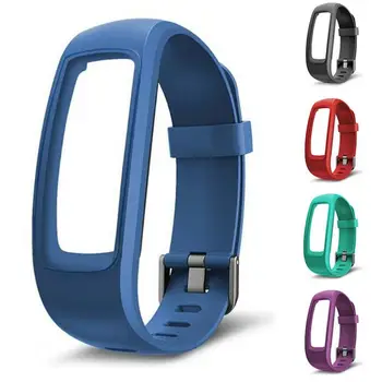 

Silicone Watchband Strap For ID107 Plus HR Smart Bracelet Replacement Multicolored Waterproof Bracelet Strap with Frame Case