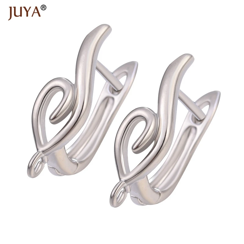 silver Швензы,серьги крючки,фурнитура для сережек,Ручная работа, сделай сам, серьги, фурнитура, аксессуары, креативный, золотой, серебряный, Leverback, Earwire, высокое качество, обруч, серьги, крючок, застежки - Цвет: silver