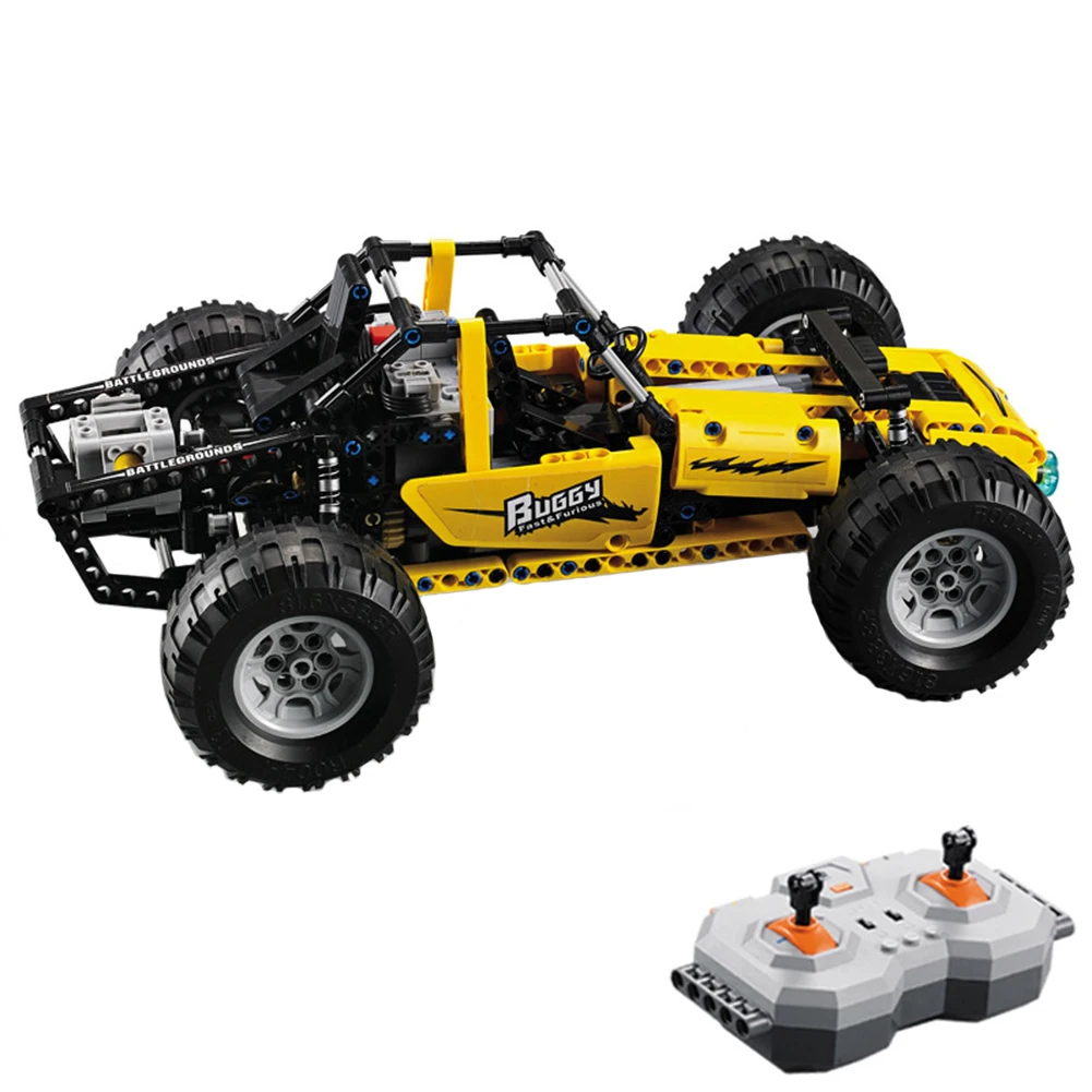 

2.4GHz RC Car Portable Climbing All Terrain LED Lighting Kids Toy Buggy Shockproof Building Block Toys Anti Slip Gift Hobby