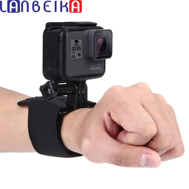 Аксессуары LANBEIKA для Go Pro регулируемое крепление на запястье DJI OSMO Action GoPro HERO 8 7 6 5 4 3