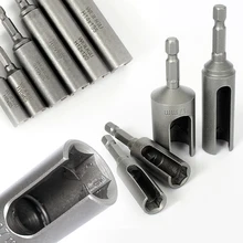 

Screwdrive Hex 1/4" Shank Socket Wrench Open 65 80 85 100 120 135 Length 8 - 19mm Non-Magnetic Power Impact Nut Driver Drill Bit