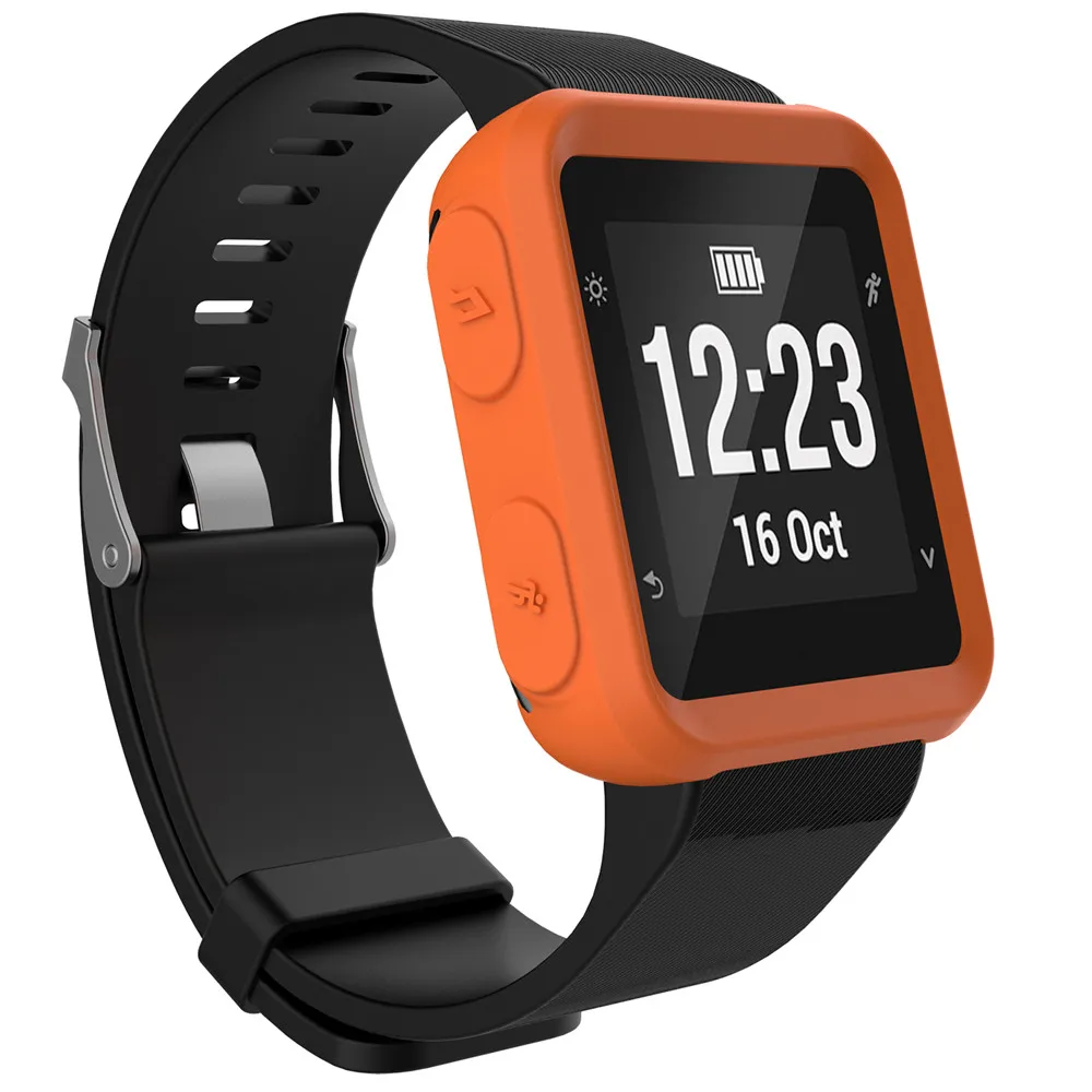Силиконовый ультра-тонкий Защитный чехол для Garmin Forerunner 35 подход S20 спортивные Чехлы для часов кожного покрова Smart аксессуары рамка