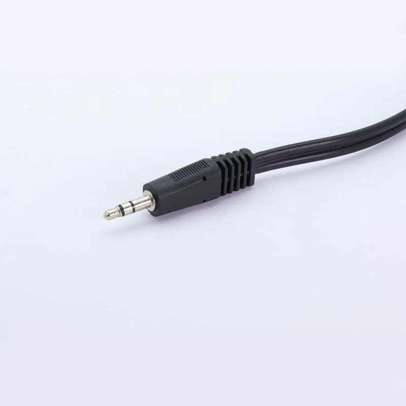 100pcs lot 3 5mm Male Plug to 2 RCA Female Jack Adapter Cable Mini Stereo Headphone Y Cable 3 5mm to RCA AUX Audio Cable