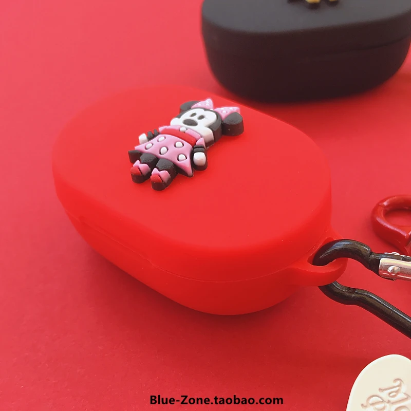 Милый брелок для Xiaomi Redmi Mi AIRDOTS Bluetooth беспроводная гарнитура защитный чехол милый мультяшный ремешок силиконовый чехол