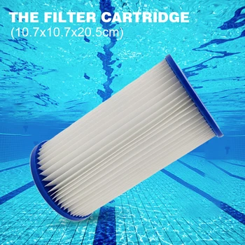

Practical 10.7x20.5cm Swimming Pool Special Filter Paper Core Multi-functional Durable Classic SPA Pool Filtration Paper