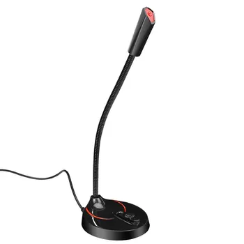 

Computer USB Microphone 360 Degree Flexible Drive-free Online Chat Singing Conference Microphone