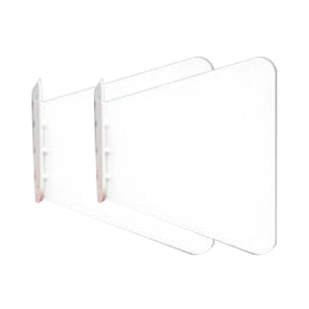 

2PCS Iron Bookshelf Home Practical Book Storage Decorative Invisible Holder Newspaper Display Stand Magazine Office Floating