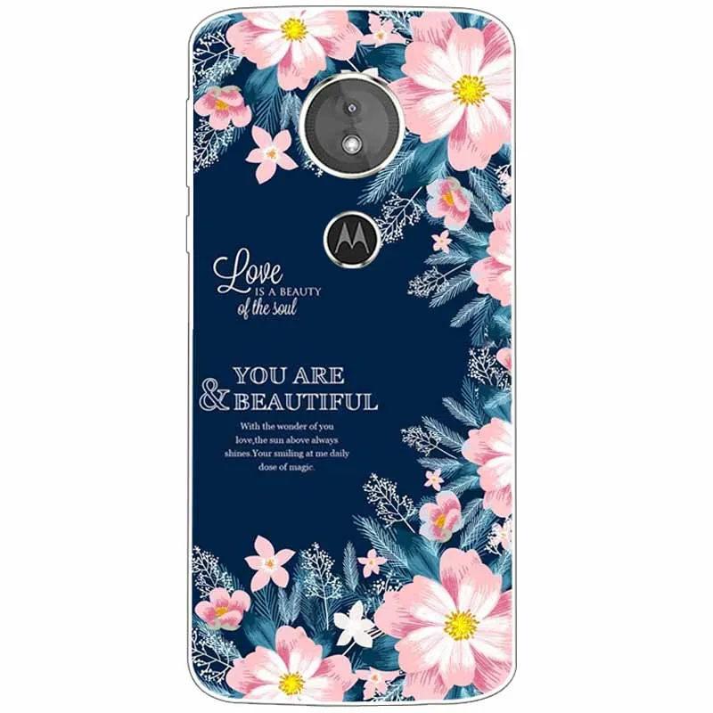 Animal Design TPU Soft Silicone Clear Case for Motorola Moto G6 Series