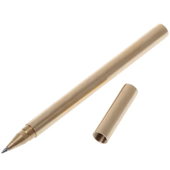 

High Quality Gold Minimalism Superfine Ballpoint Pen Pure brass stationery