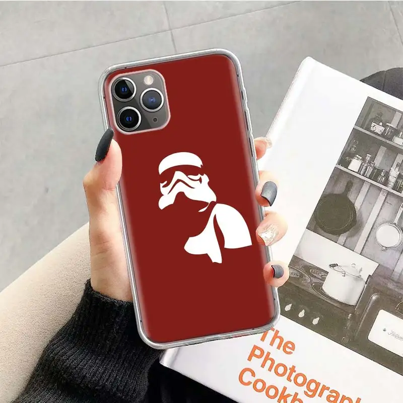 Крутой чехол с принтом из "Звездных Войн" для Apple iphone 11 Pro XS Max XR X 7 8 6 6S Plus 5 5S SE 10 десять Подарочный силиконовый чехол для телефона - Цвет: TR052-8