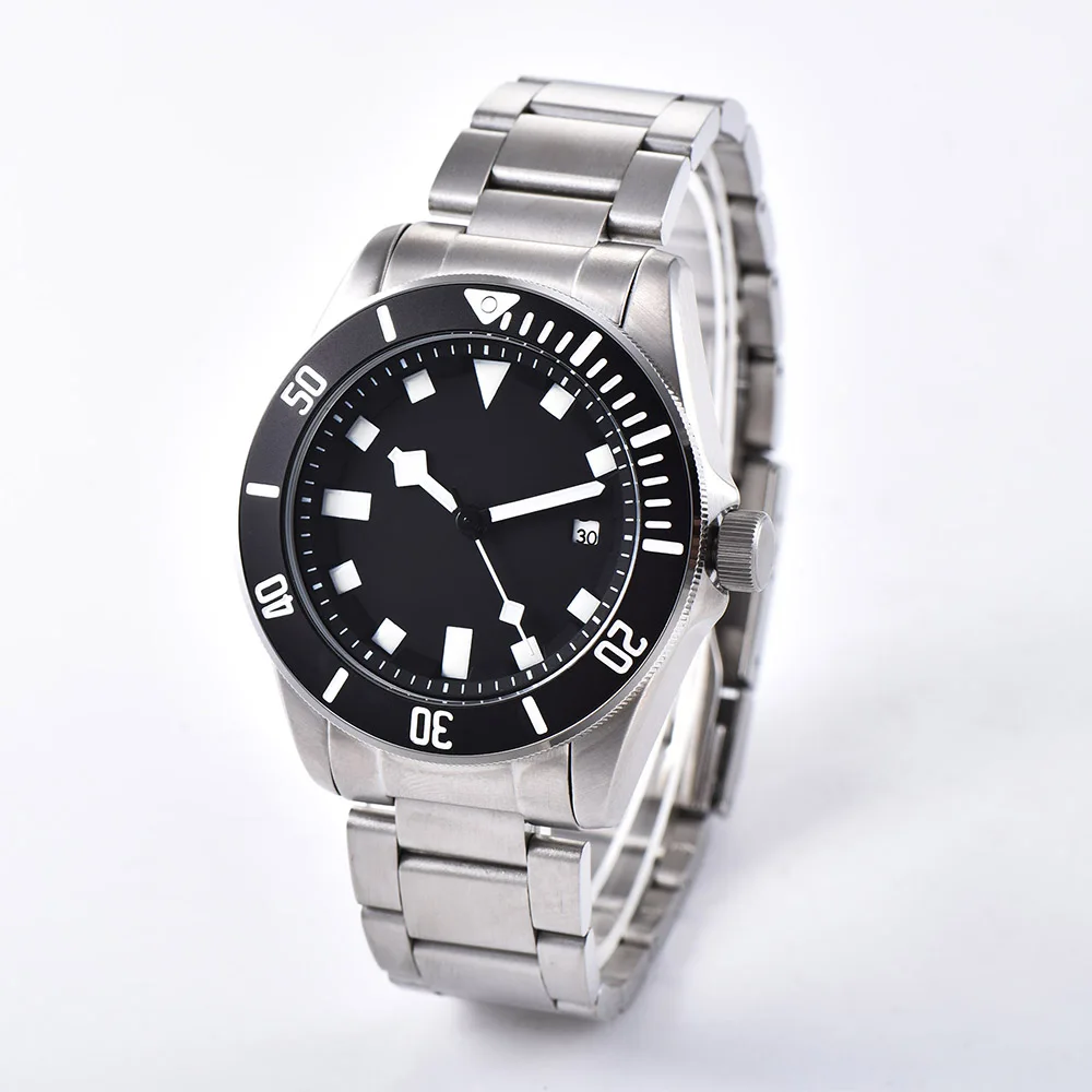 

42.5mm Watch Men diver Automatic Sea gull Mechanical Watch Military Sport Clock steel Watch 25600TB