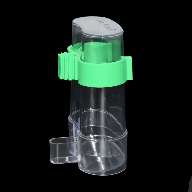 

1pcs Pet Bird Automatic Cage Water Feeder Parrot Cockatiel Acrylic Food Strainer Feeder Bird Feeder Equipment