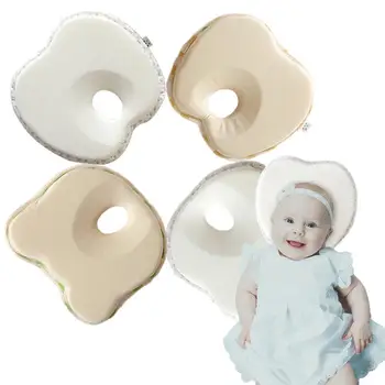 

Baby Infants Sleep Positioner Anti Roll Cushion Flat Head Protection Pillow