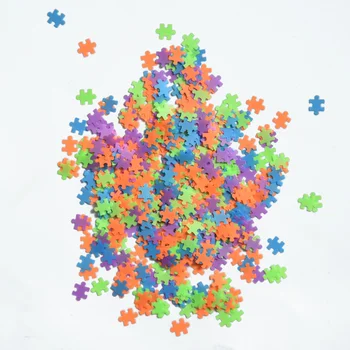 

BLOCKS shaped10g /bag glitter * polyester * tumblers,make-up, cups, Neon glitter shapes, (BLOCK PARTY) purple green blue yellow