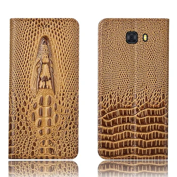 

Business genuine leather ultra slim phone cover for Samsung Galaxy C9 Pro/Samsung Galaxy A9 Pro durable protective phone case