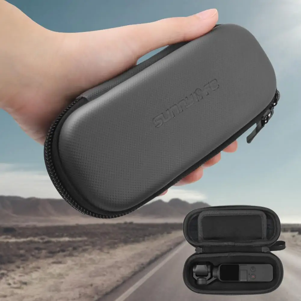 gray Sunnylife мини-чехол для переноски, портативная водонепроницаемая сумка для DJI Osmo, карманная Жесткая Сумка для OSMO Pocket R29 - Цвет: gray
