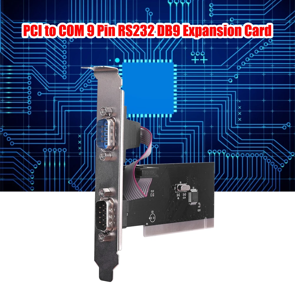 Pci Serial Port Connectors Card Pci To Com 9 Pin Rs232 Interface Db9