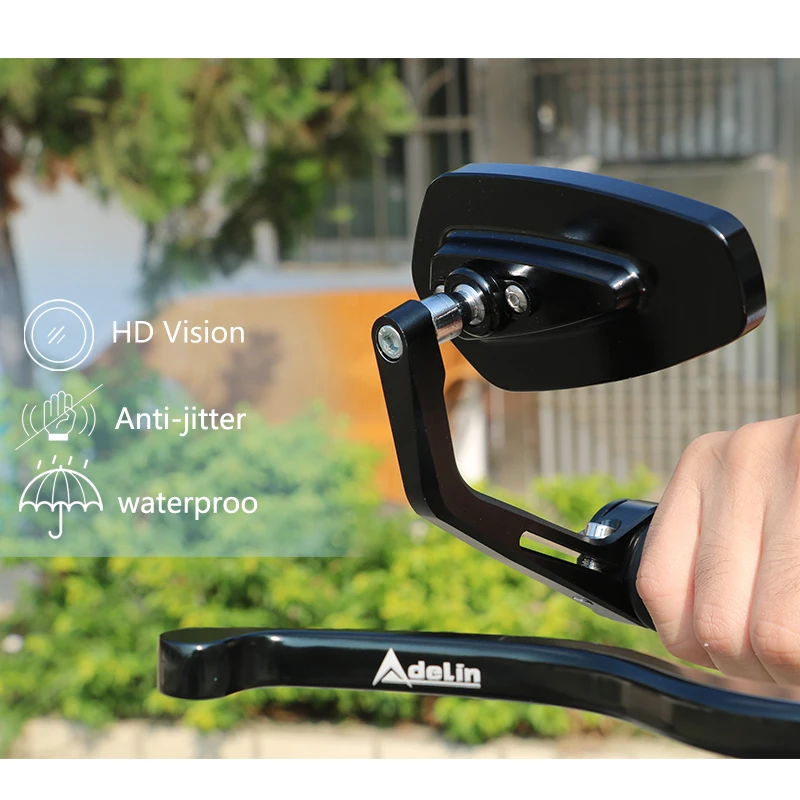 Vespa Piaggio 핸들 바 미러 백미러 CNC Primavera 4T-3V NOABS E2 E4 50 125 150 2T 4T 2013-2018 125 250 300 GTS