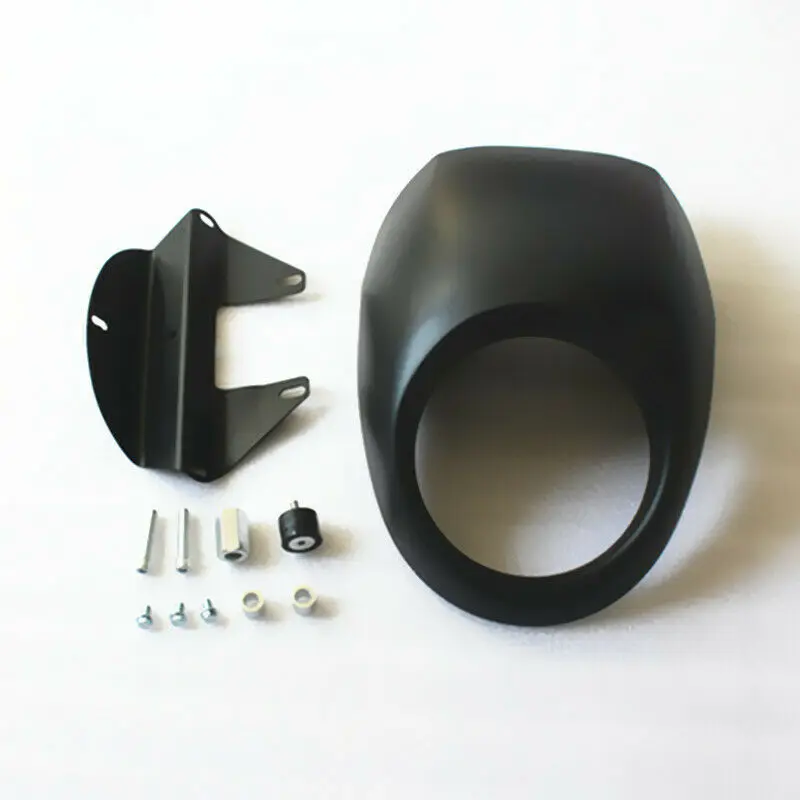 Motorcycle 5 3/4" Front Cowl Fork Mount Headlight Fairing Headlamp Cover For Harley Sportster 883 Dyna FX XL | Автомобили и
