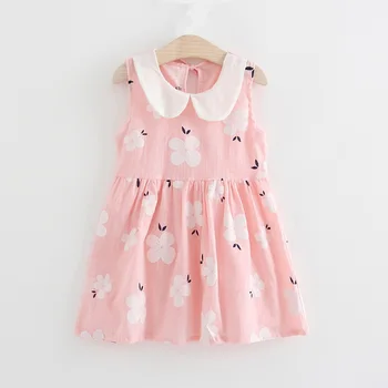 

Kids For Girls Summer Style Flower Princess Dress Kids Girls Clothes Casual Sleeveless Floral Dress Girl