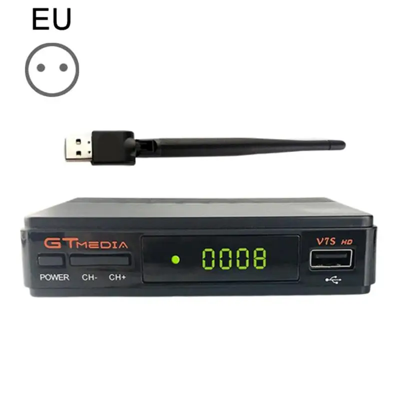 Беспроводной спутниковый ресивер цифровая коробка Freesat/Gt S2, HD V7S обновление V7HD FTA медиа DVB приставка J8S2