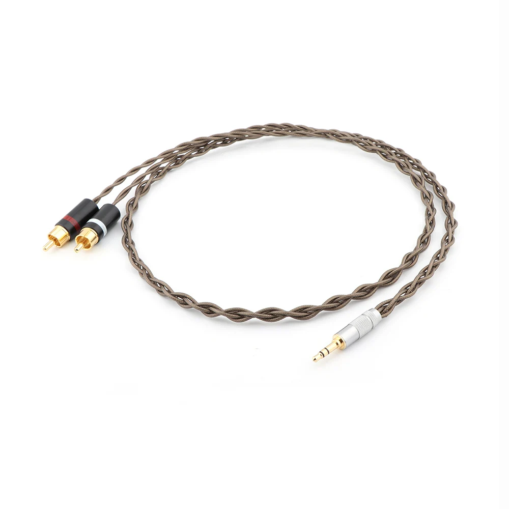 HI-End Odin посеребренный 2RCA аудиокабель для 3 5 мм штекера Аудио Видео кабель HIFI |