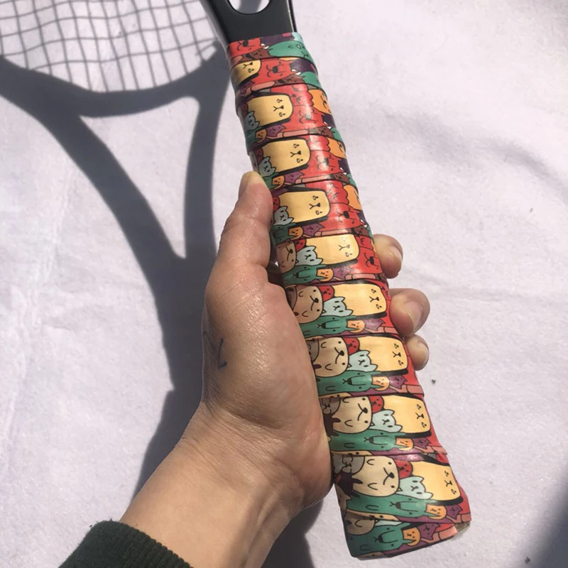 5 Pezzi Zarsia 2020 Nuova Stampa Overgrip Per Racchetta Da Tennis 0.75Mm Overgrip Per Racchetta Da Badminton Colorati Overgrip Per Racchetta Da Zucca