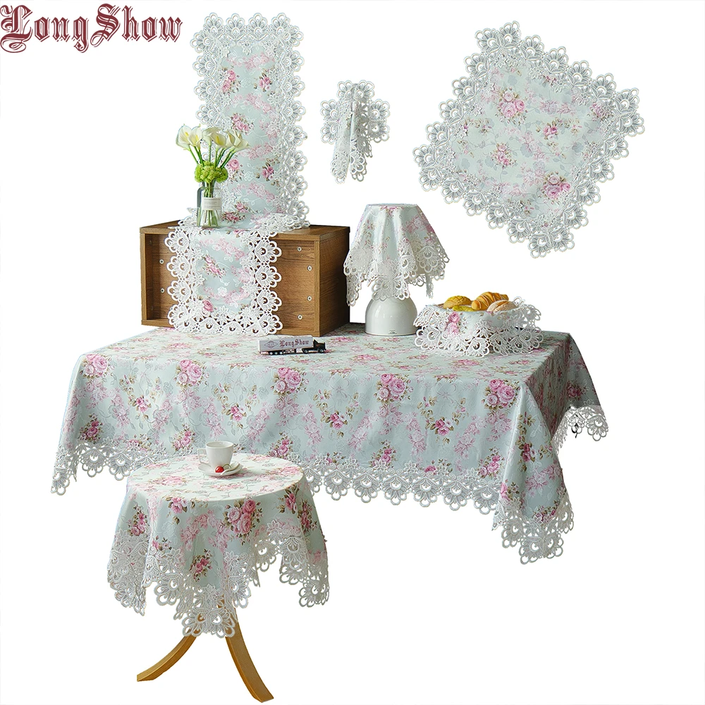 クリエイティブ高級マルチサイズの正方形長方形手作り花ジャカードテーブルクロス Embroidered Tablecloth Tablecloth Embroideredembroidered Cutwork Tablecloth Aliexpress