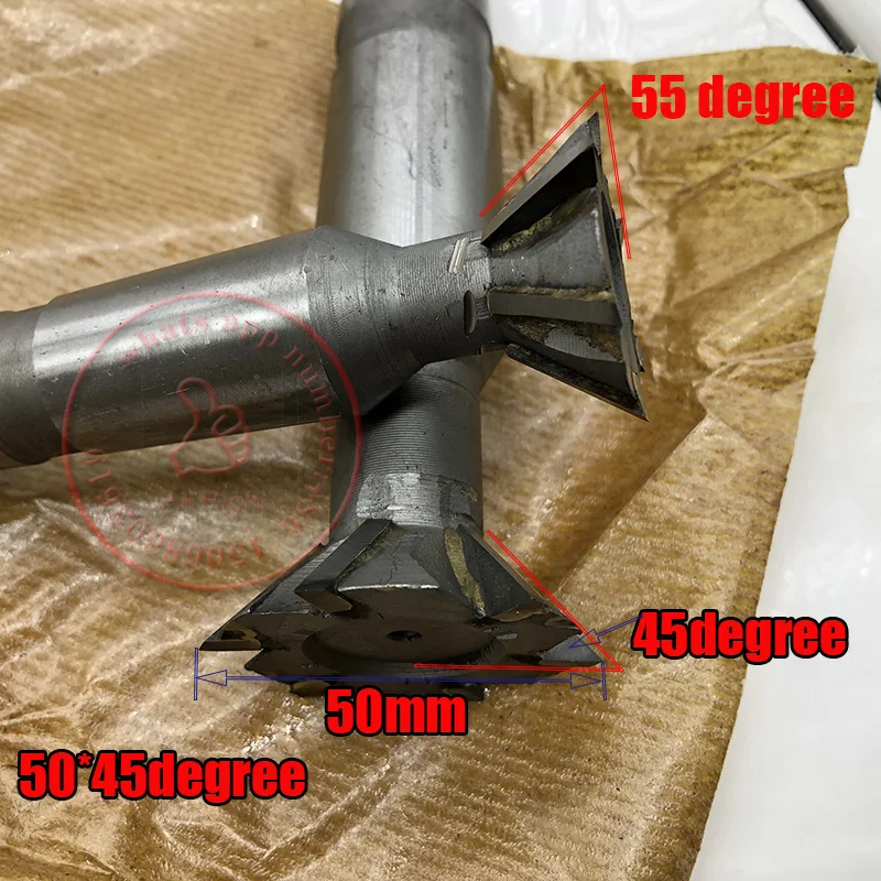 

Insert alloy taper shank dovetail groove milling cutter dovetail cutter 16, 20, 25, 30, 50-150, 45 degrees 55/60 degrees