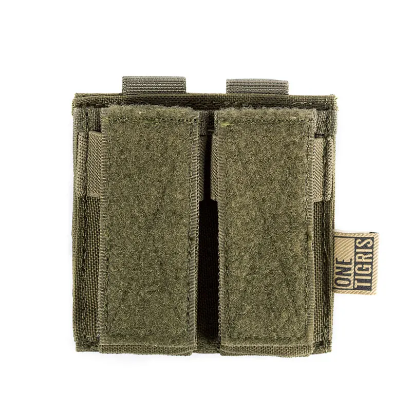 OneTigris тактический Двойной Пистолет подсумок пистолет маг мешочек для GLOCK, M1911, 92F, 40 мм гранат и т. Д - Цвет: RG