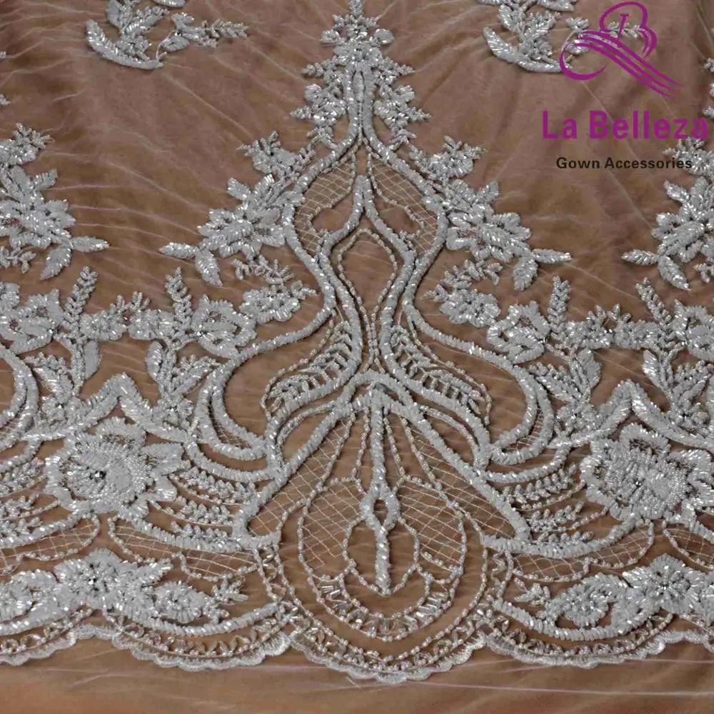 

Новое модное красное гипюровое кружевное платье с бисером на сетке, свадебное платье с вышивкой/вечернее платье, кружевная ткань по ярду