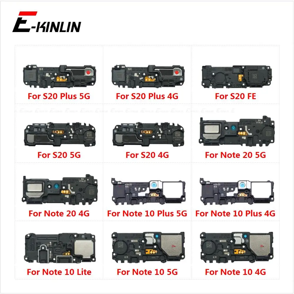 

Loudspeaker For Samsung Galaxy Note 10 Lite 20 S20 FE Plus 4G 5G Loud Speaker Buzzer Ringer Flex Replacement Parts