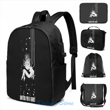 

Funny Graphic print Ghost In the Shell(5) USB Charge Backpack men School bags Women bag Travel laptop bag