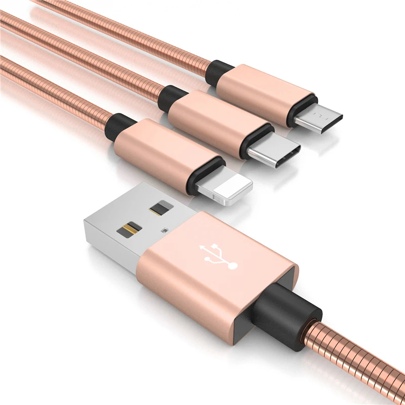 NOHON 3 в 1 USB кабель для iPhone XS Max XR X 8 7 6 6S Plus type C Micro USB кабель для samsung Xiaomi huawei кабели для мобильных телефонов